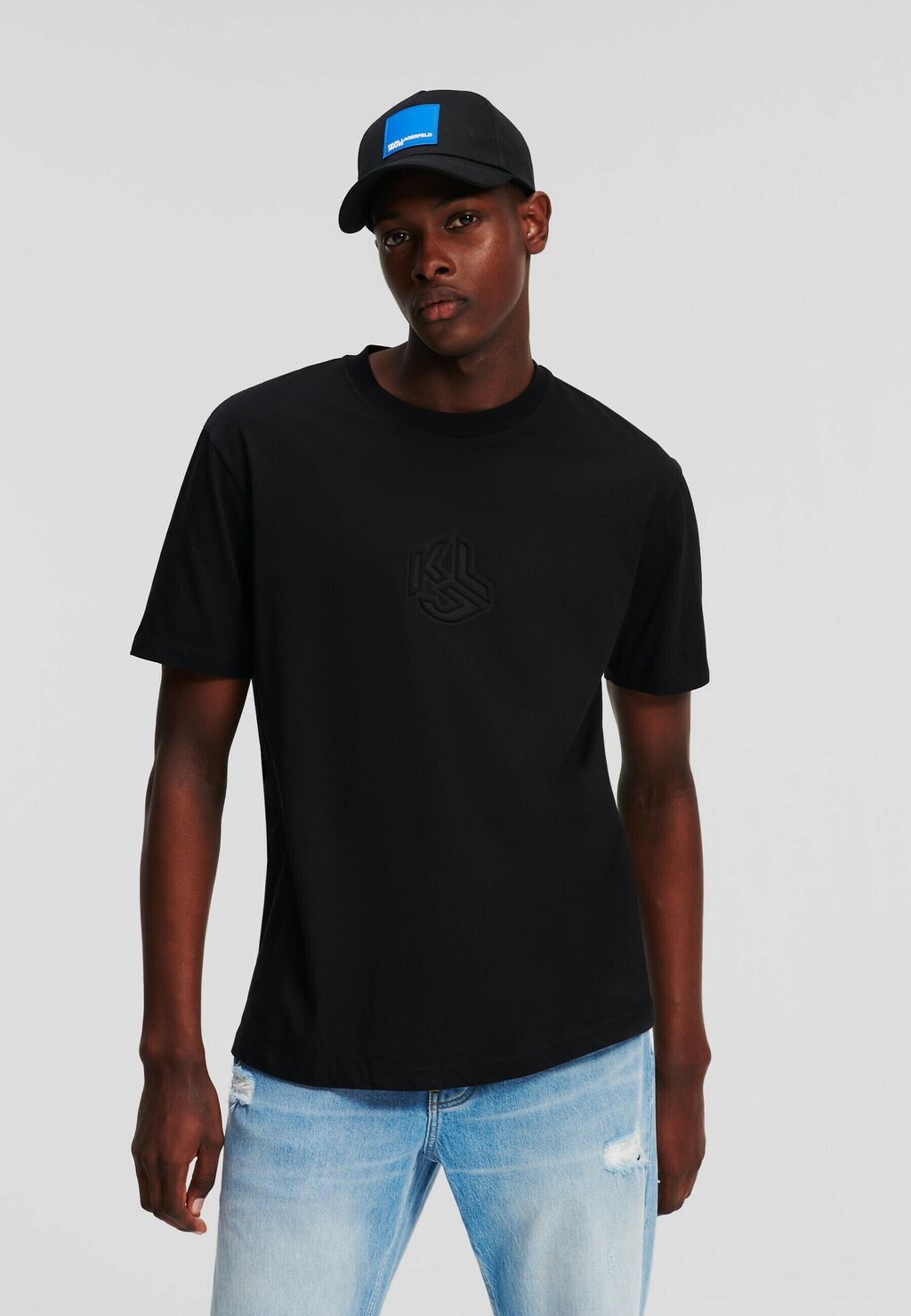 

Базовая футболка MONOGRAM REGULAR Karl Lagerfeld Jeans, цвет black