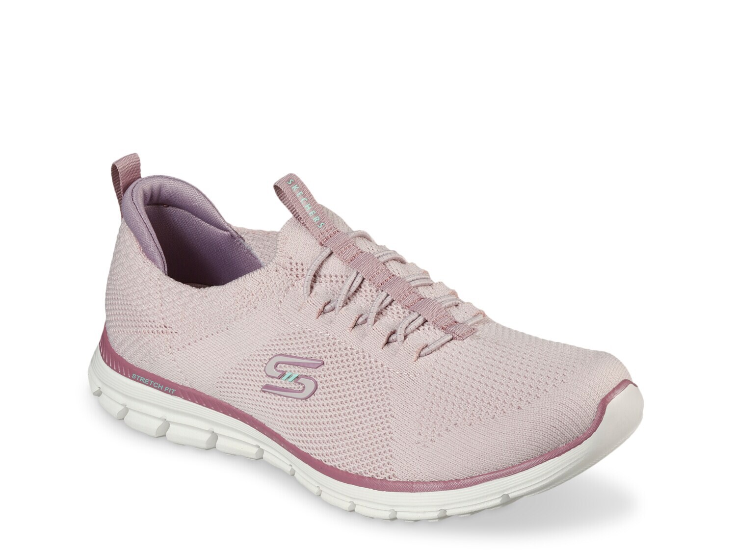 

Кроссовки без шнуровки Luminate Skechers, светло-розовый