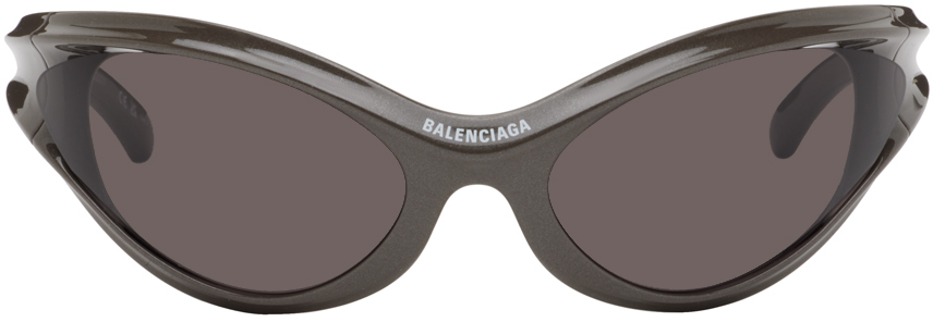 

Серые круглые солнцезащитные очки Dynamo Balenciaga