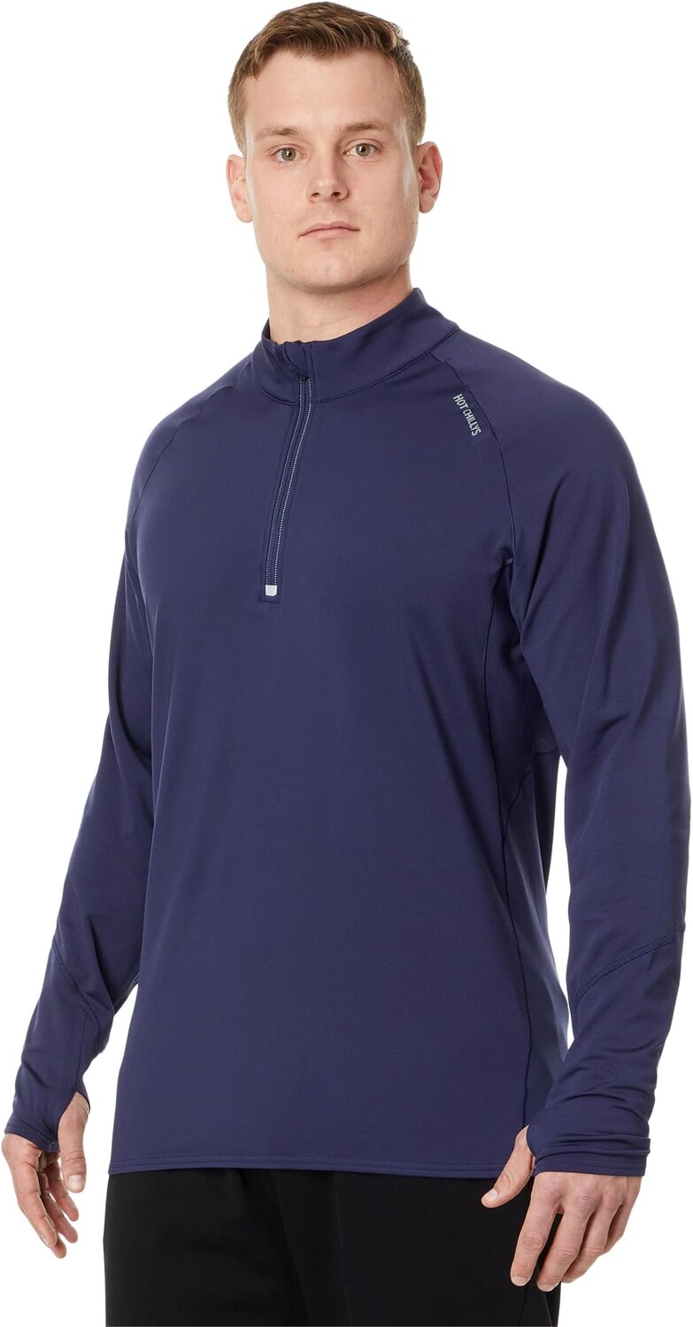 

Micro-Elite Chamois Zone Zip-T Hot Chillys, цвет Navy/Navy