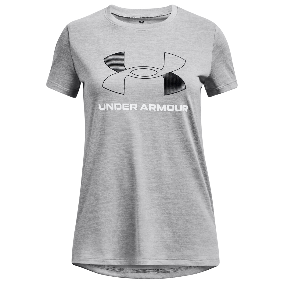 Функциональная рубашка Under Armour Kid's Tech BL Twist S/S, цвет Mod Gray