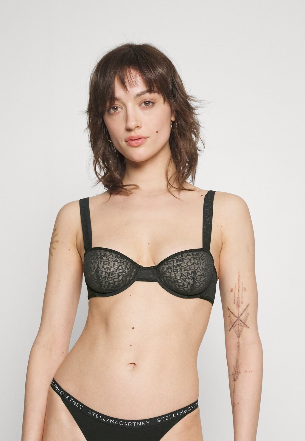 Бюстгальтер на косточках Stella McCartney Lingerie, черный