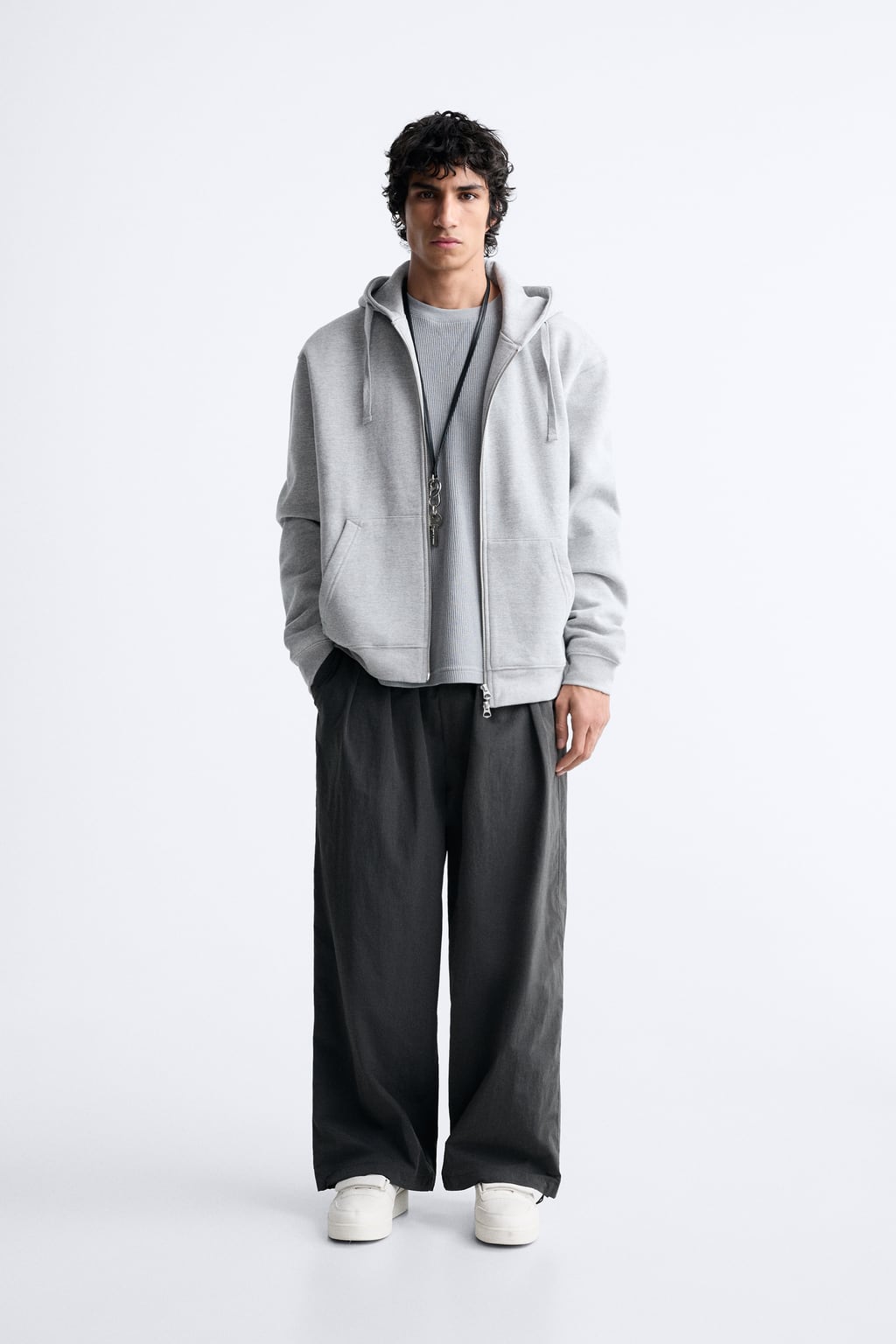 

Брюки Ripstop Parachute ZARA, хаки