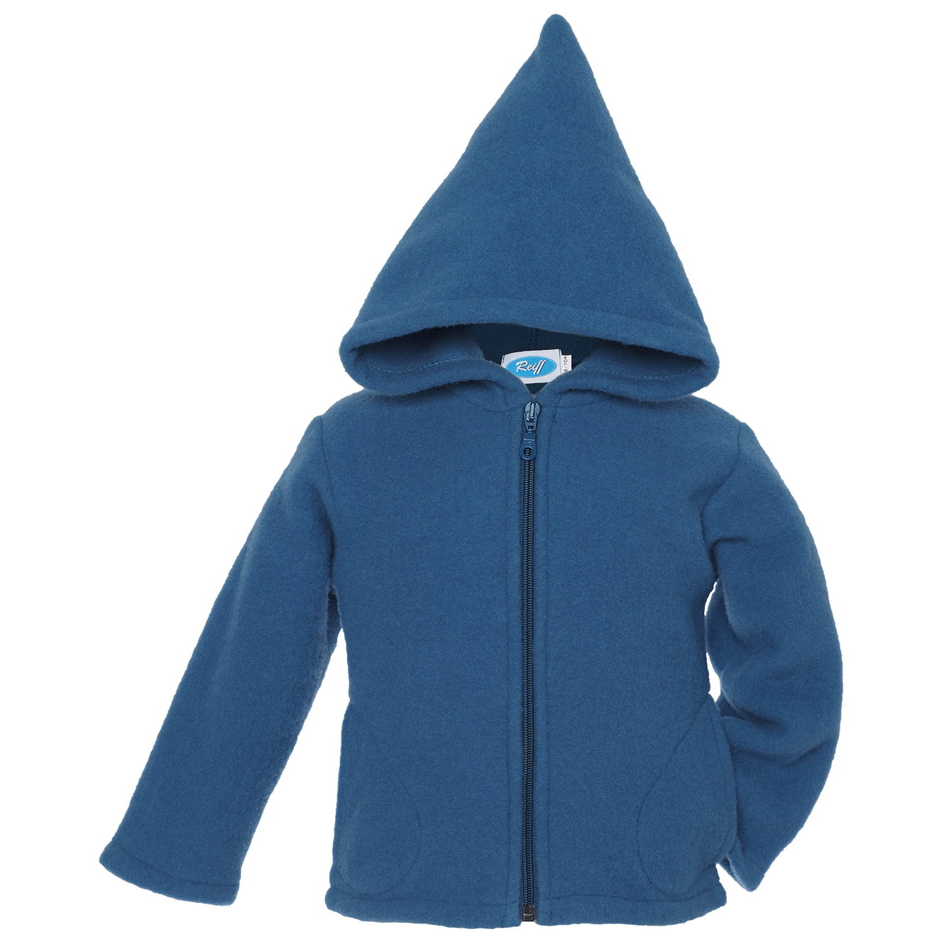 

Толстовка из мериноса Reiff Kid's Wollfleecekapuzenjacke, цвет Pazifik