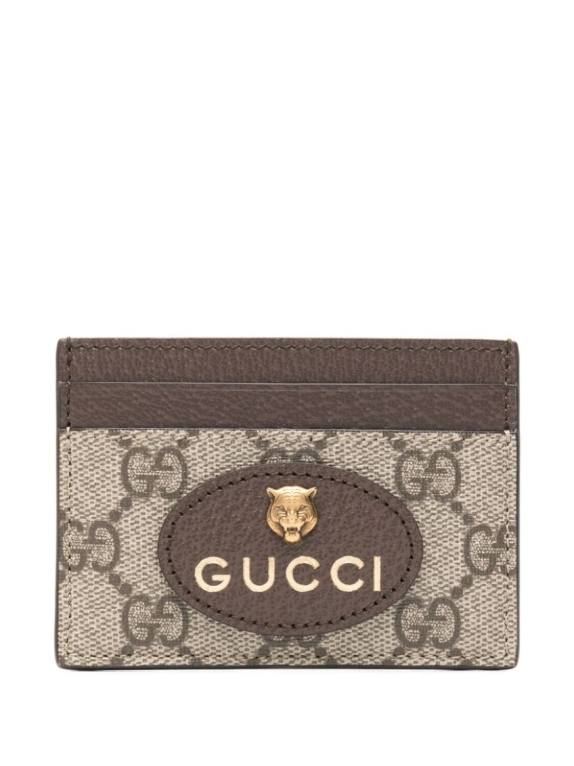 

Картхолдер Neo Vintage с узором GG Supreme Gucci, бежевый