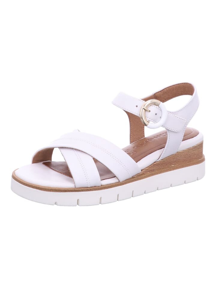 

Сандалии на плоской подошве Tamaris, цвет white leather