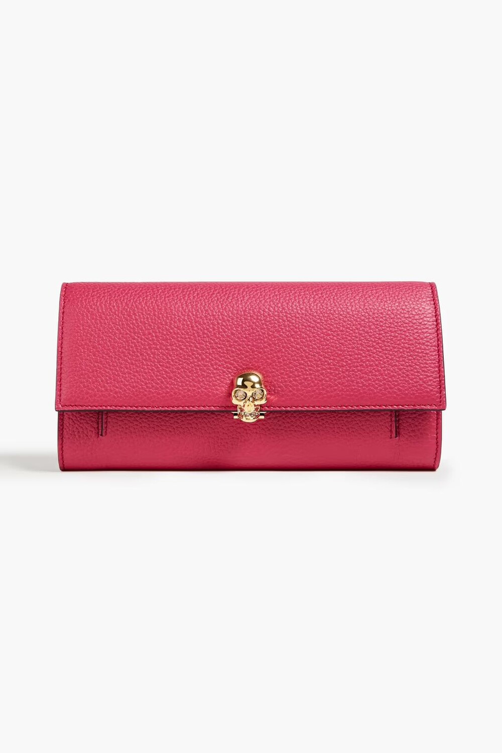 

Кошелек Skull из шагреневой кожи Alexander Mcqueen, пурпурный