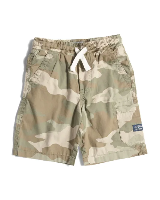 

Камуфляжные шорты-карго Little Boy Lucky Brand, зеленый