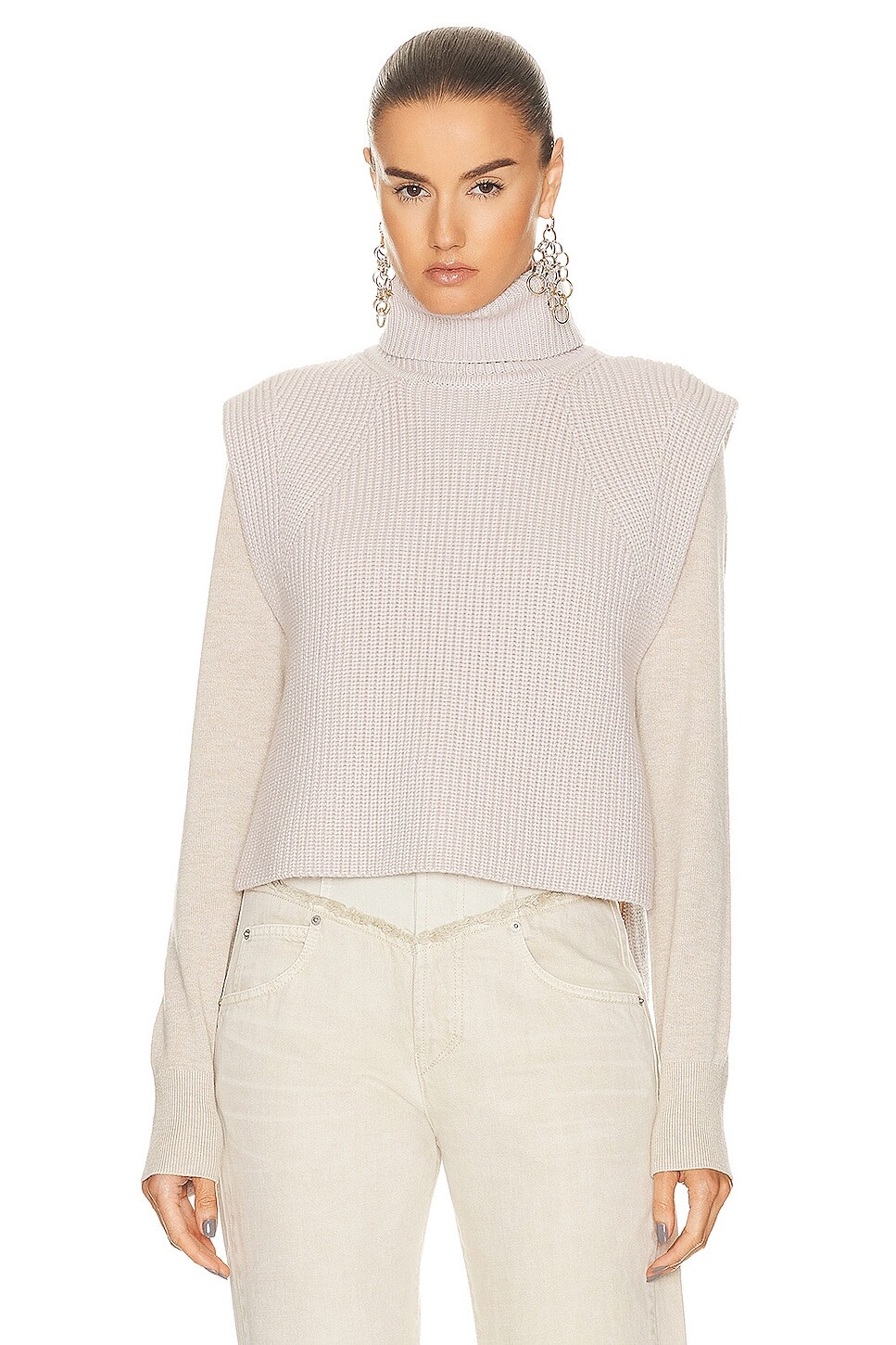 

Свитер Isabel Marant Etoile Megan Vest, экрю