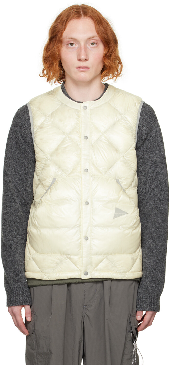 

Пуховый жилет Off-White Diamond Stitch and wander