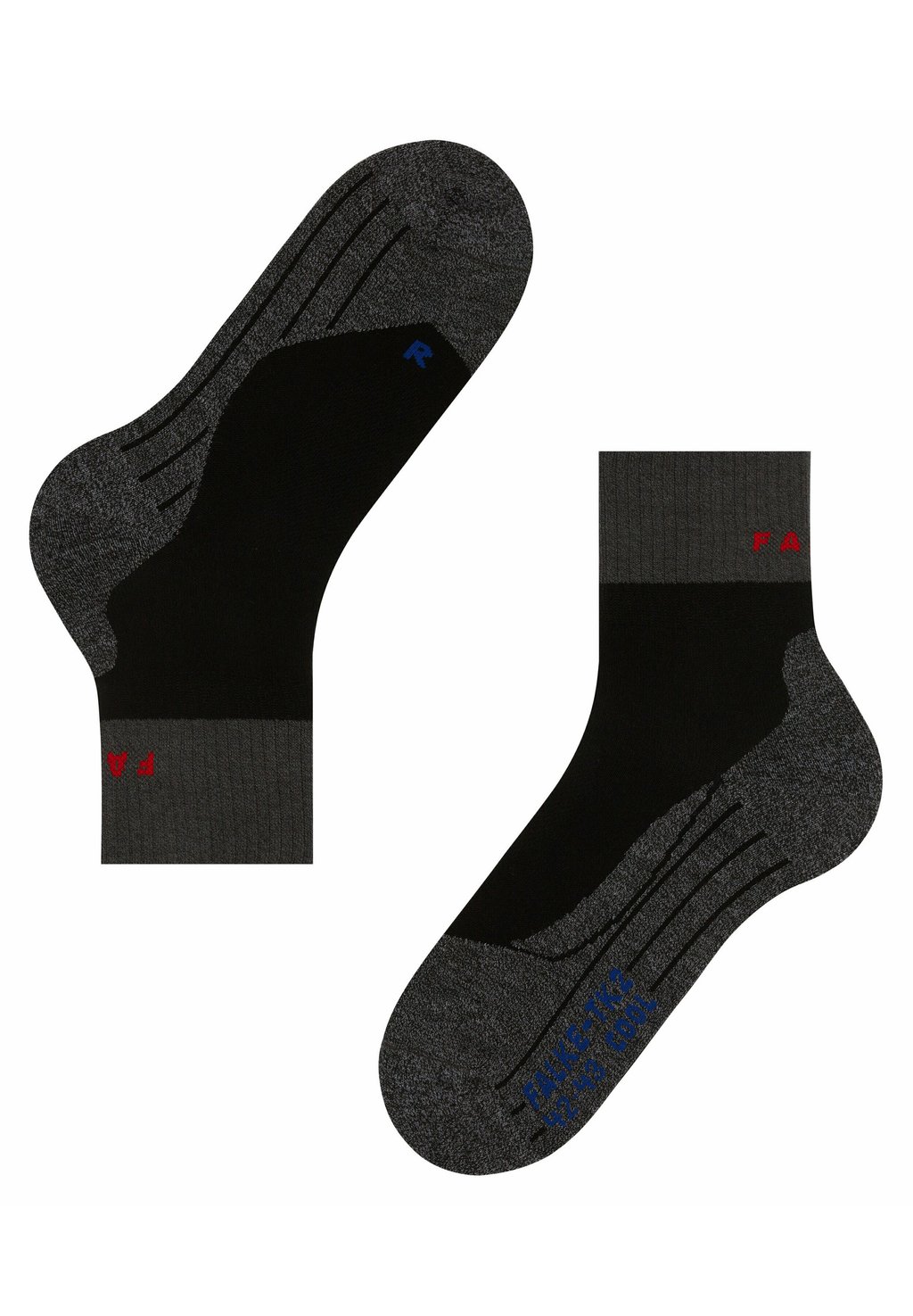 Спортивные носки TK2 SHORT COOL FALKE, цвет black