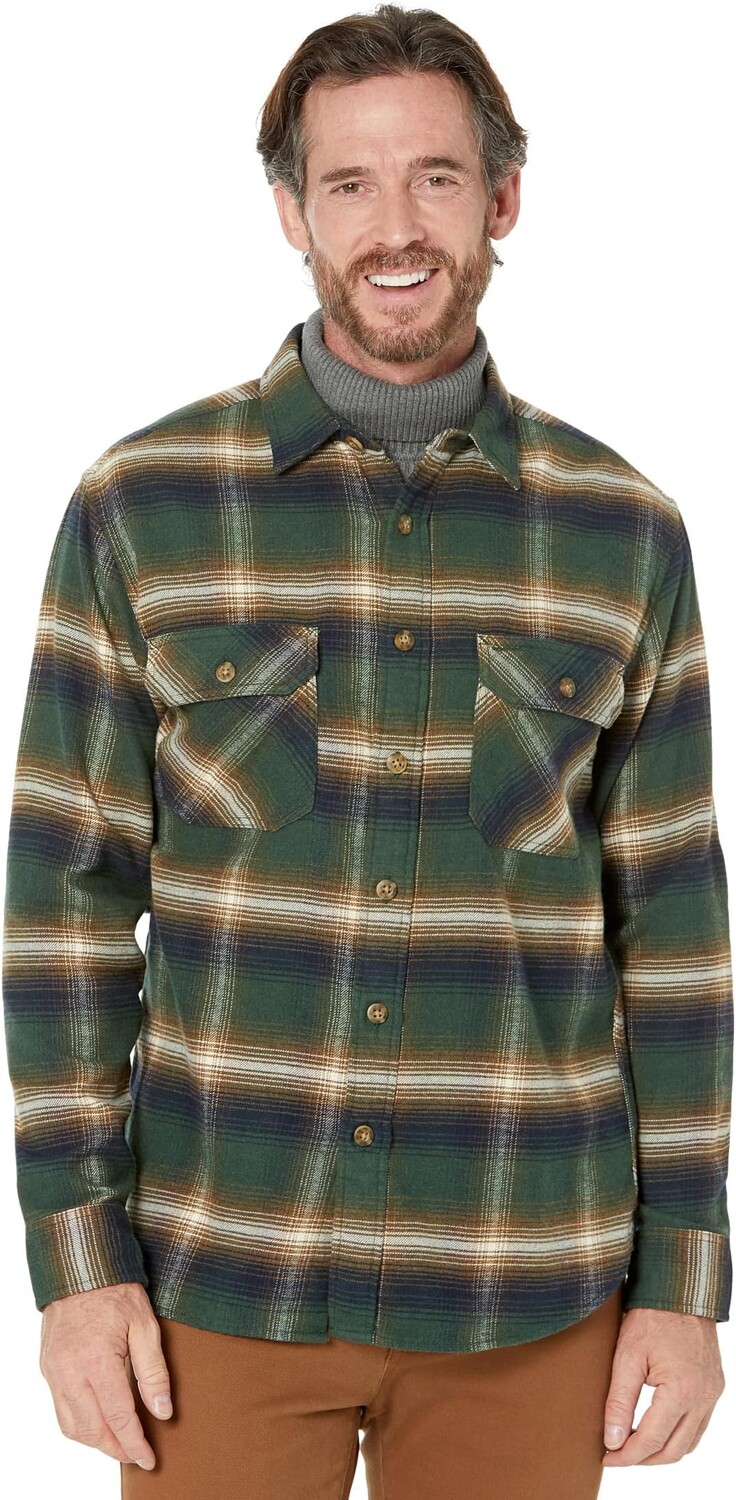 

Куртка Burnside Flannel Shirt Pendleton, цвет Green/Navy/Olive Plaid