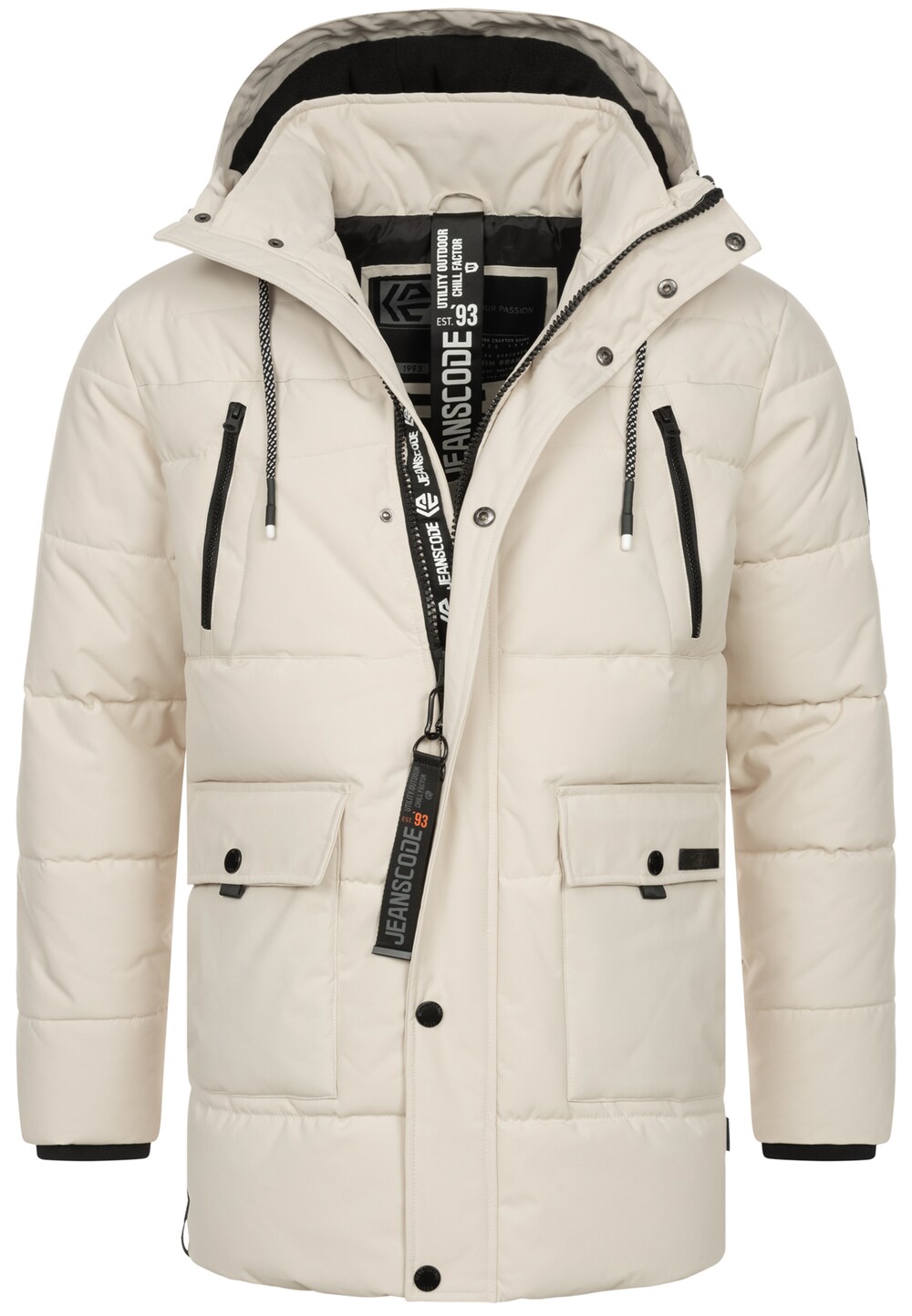 Зимняя куртка INDICODE JEANS Wess, бежевый зимняя куртка indicode jeans christof коричневый