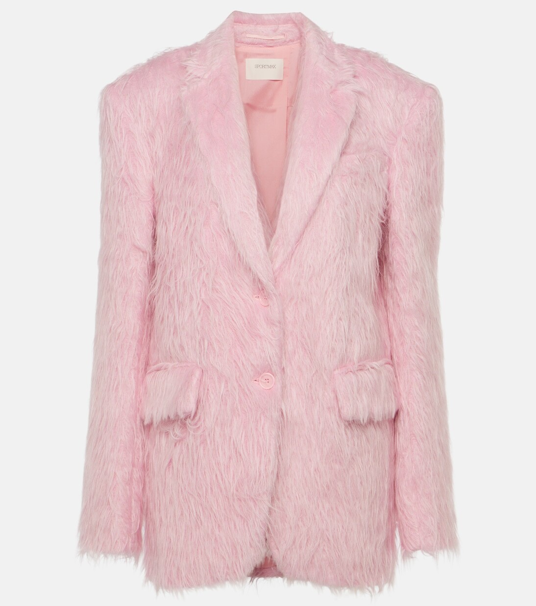 

Блейзер cicala из альпаки Sportmax, розовый