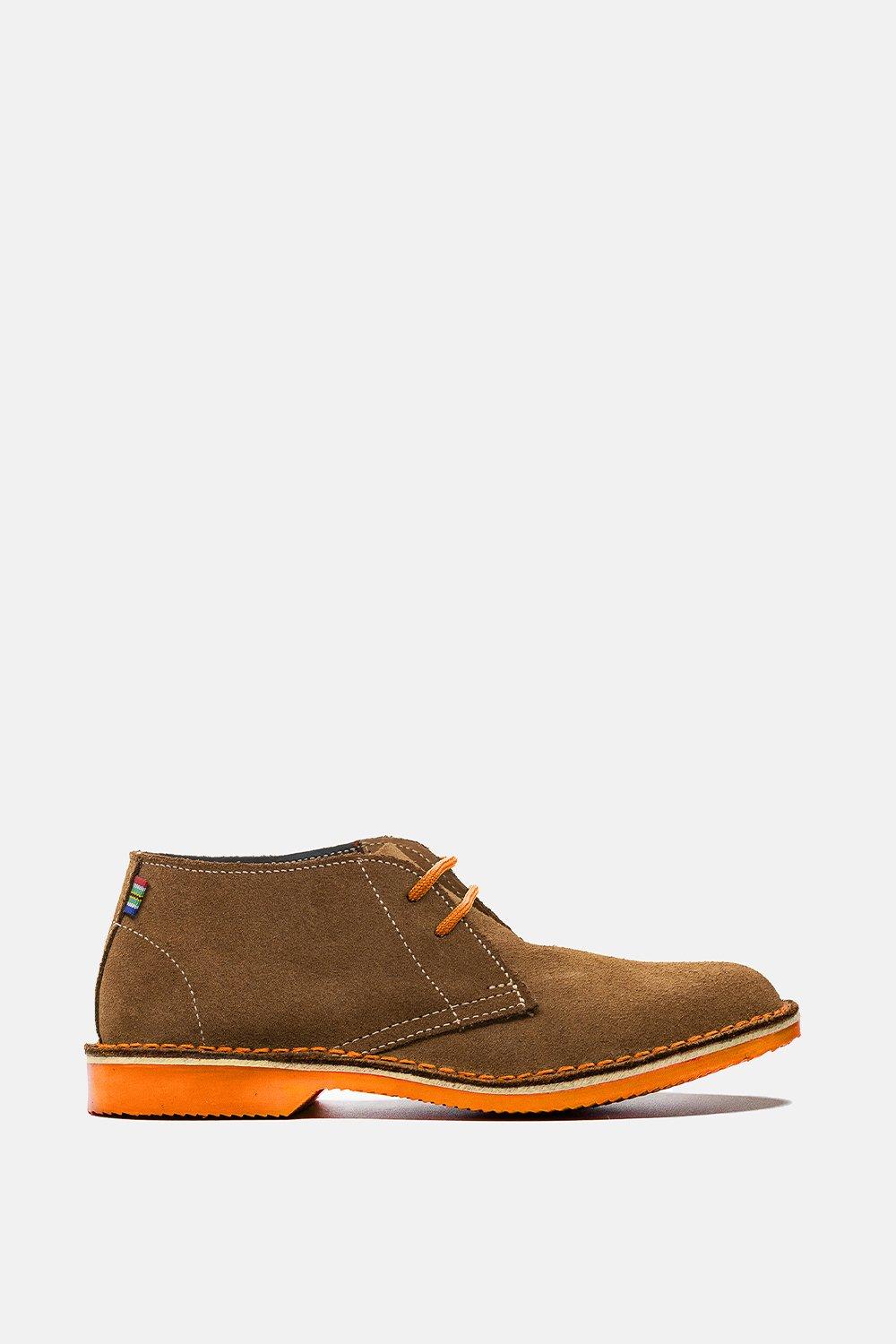 Замшевые ботинки дезерты Heritage Veldskoen Shoes, оранжевый