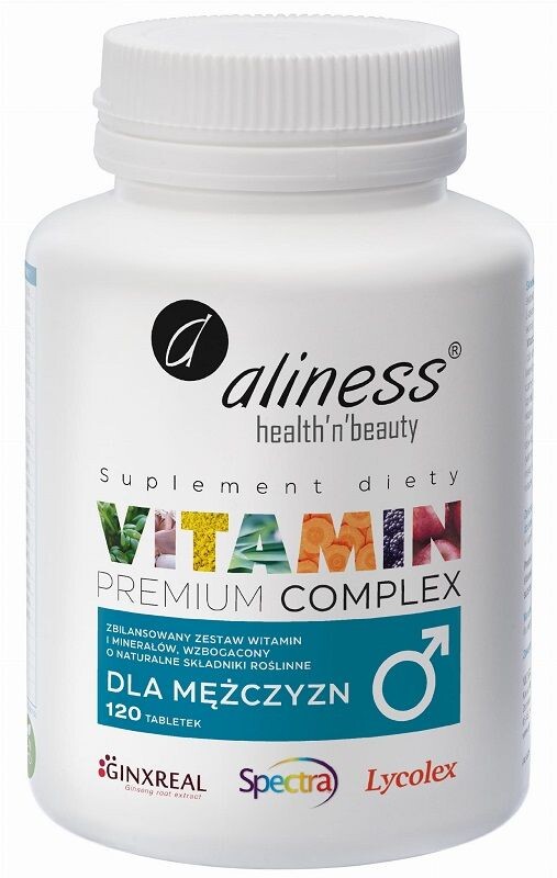 

Aliness Premium Vitamin Complex Dla Mężczyzn комплекс витаминов и минералов для мужчин, 120 шт.