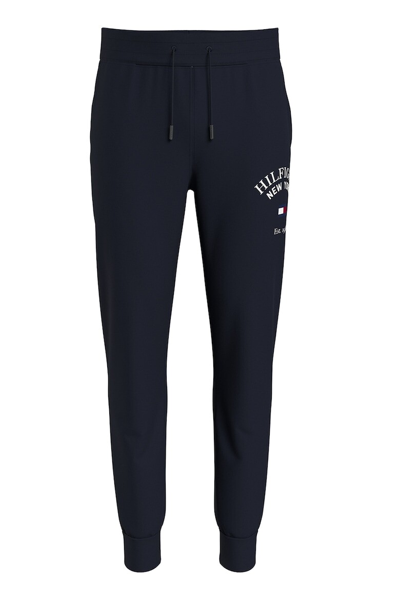 

Брюки с зауженными штанинами и завязкой Tommy Hilfiger, синий