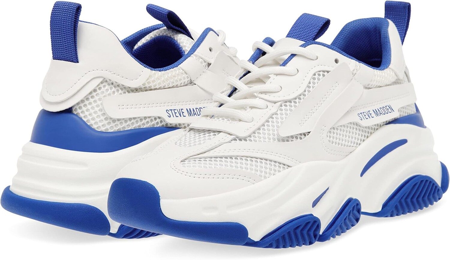 

Кроссовки Possession Sneaker Steve Madden, цвет White/Blue 1