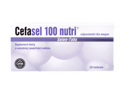 

БАД, Cfasel 100 Nutri, пищевая добавка, 20 таблеток Inna Marka