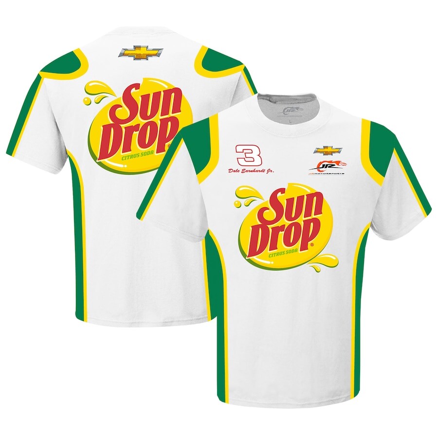 

Футболка с коротким рукавом JR Motorsports Official Team Apparel Dale Earnhardt Jr, белый