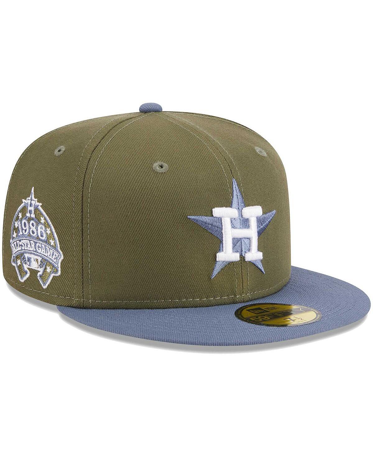 

Мужская оливково-синяя приталенная шляпа Houston Astros 59FIFTY New Era