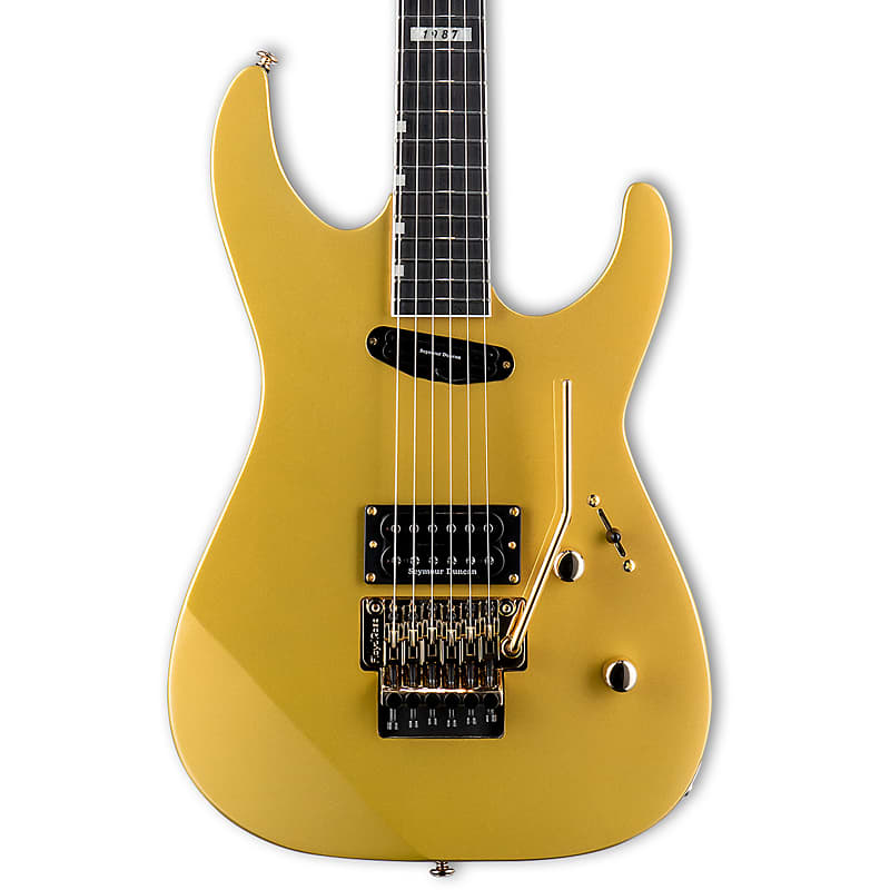 

Электрогитара ESP LTD Mirage Deluxe ‘87 Electric Guitar, Metallic Gold