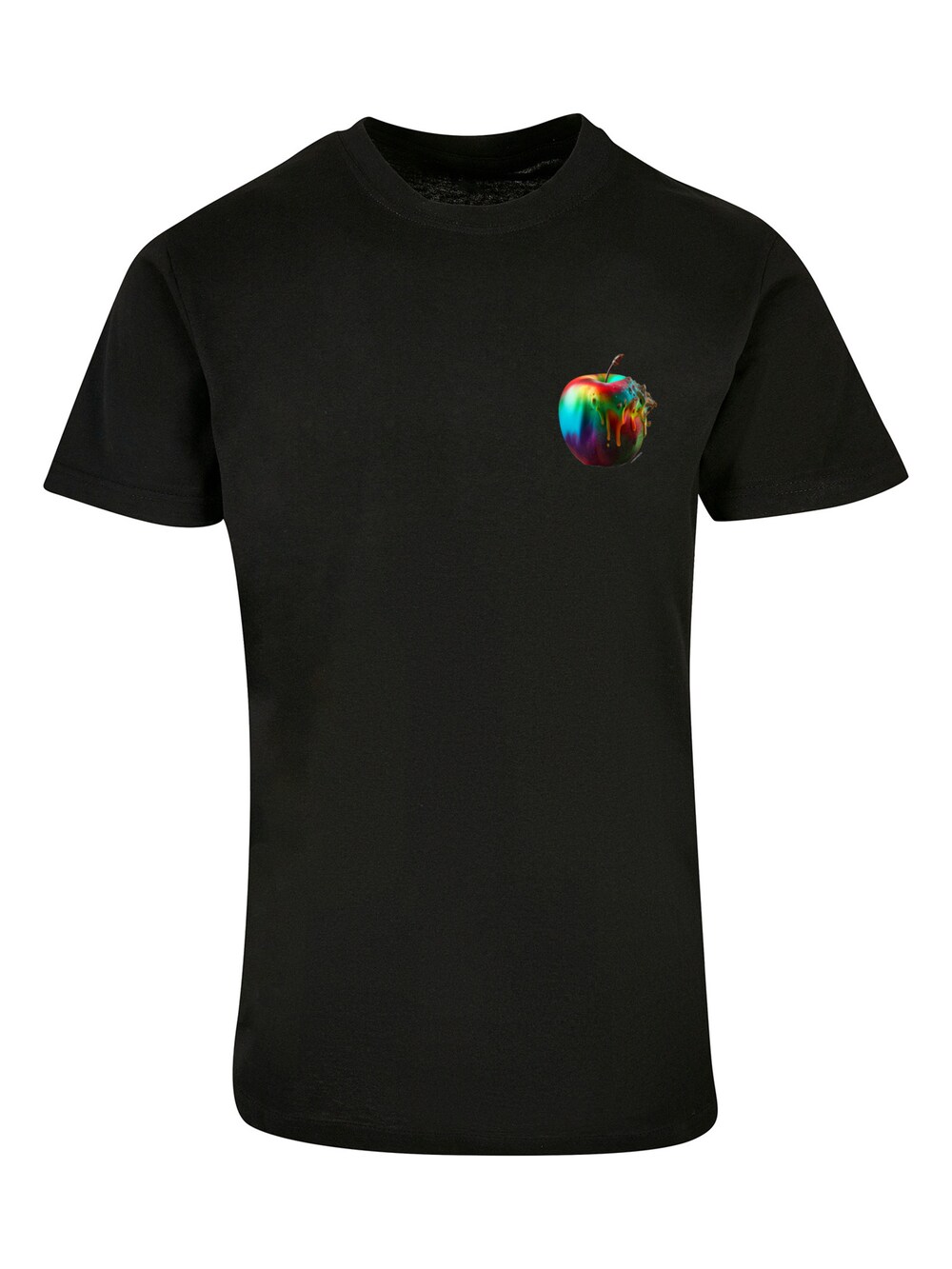 Футболка F4Nt4Stic Colorfood Collection - Rainbow Apple, черный