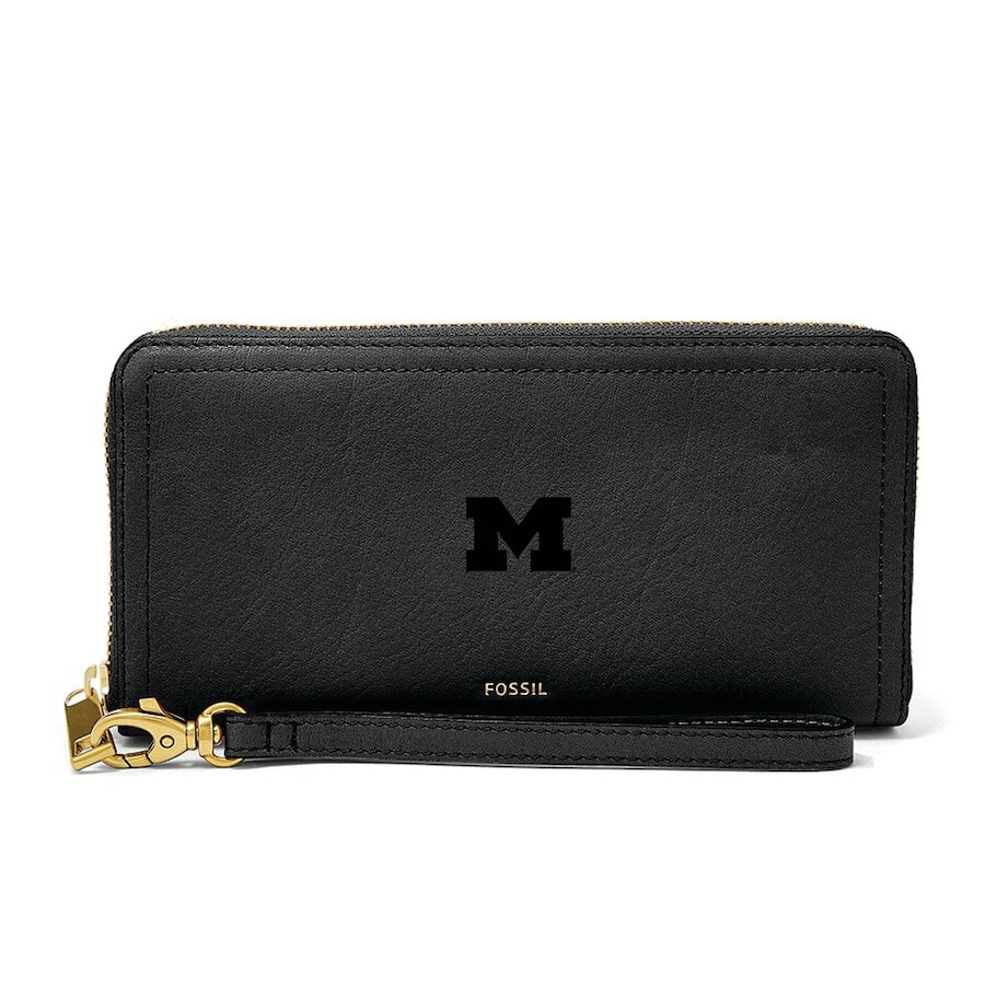 

Сумка-клатч Fossil Michigan Wolverines, черный