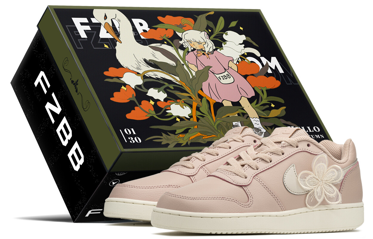 

Кроссовки Nike EBERNON Skateboarding Shoes Women's Low-top Pink, розовый