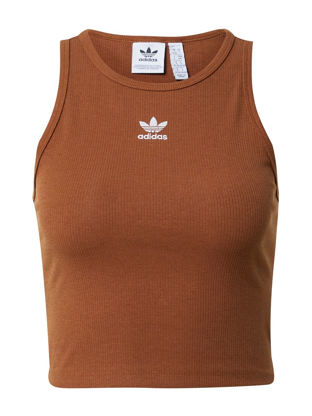 

Топ Adidas Rib, коричневый