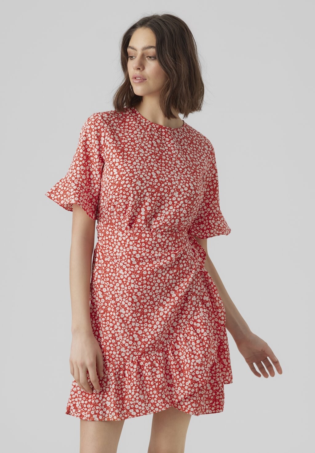 

Летнее платье Vero Moda, темно-красный