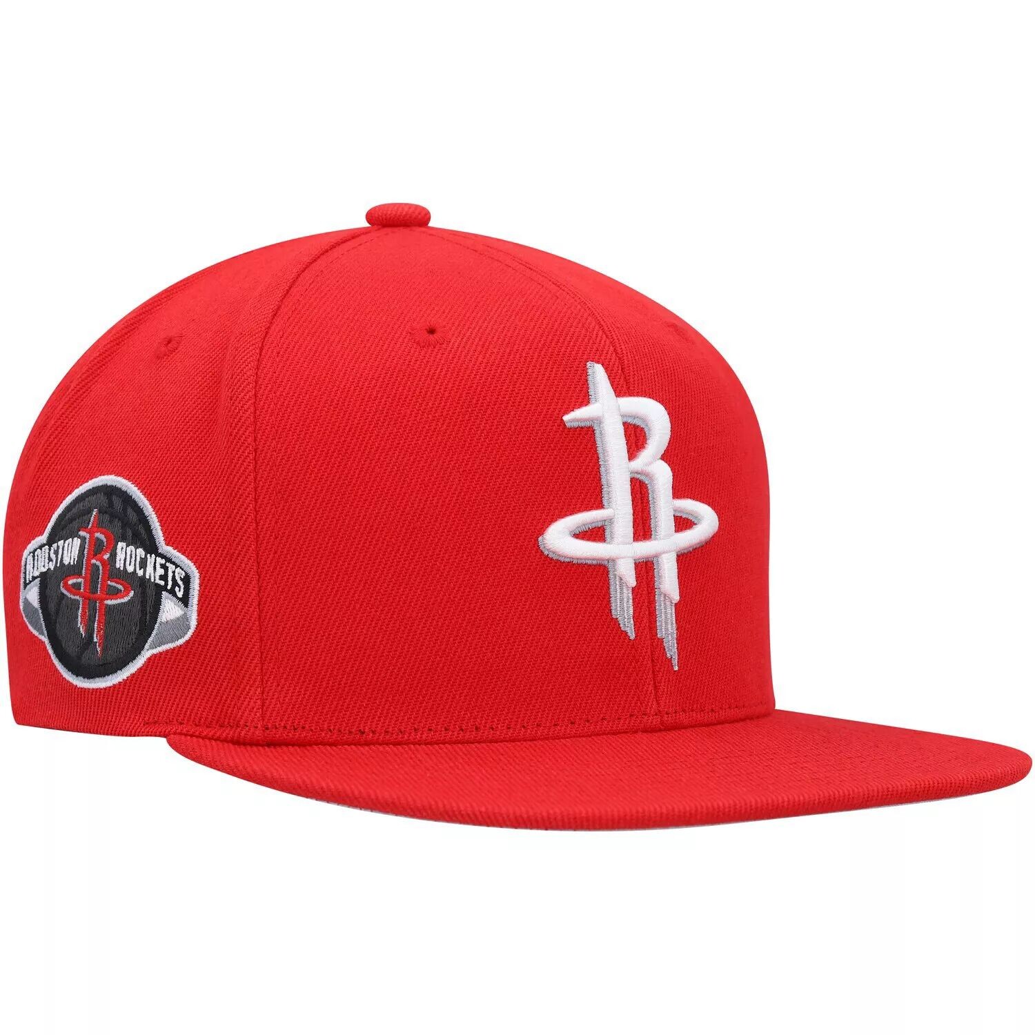 

Мужская кепка Mitchell & Ness Red Houston Rockets Side Core 2.0 Snapback