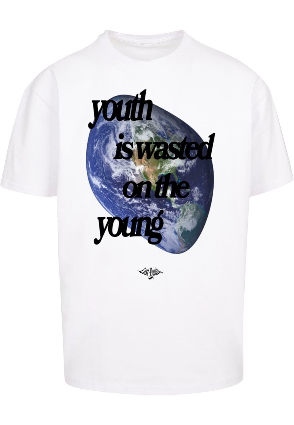 

Футболка с принтом World V.1 Lost Youth, белый