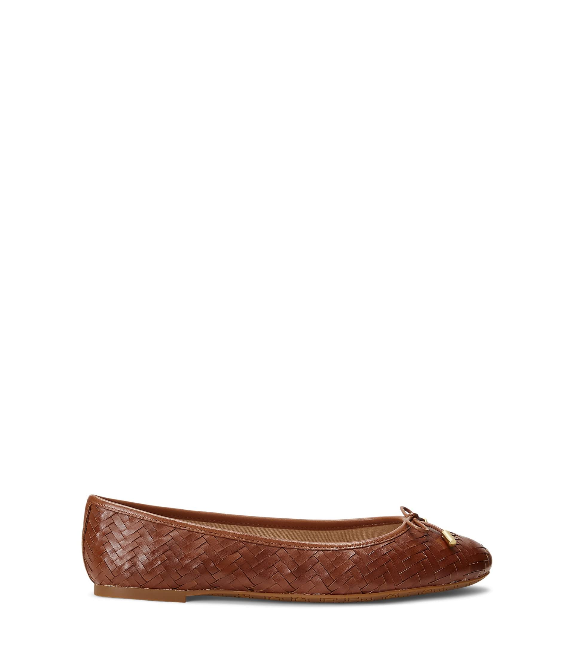 

Обувь на низком каблуке LAUREN Ralph Lauren Jayna Woven Leather Flat