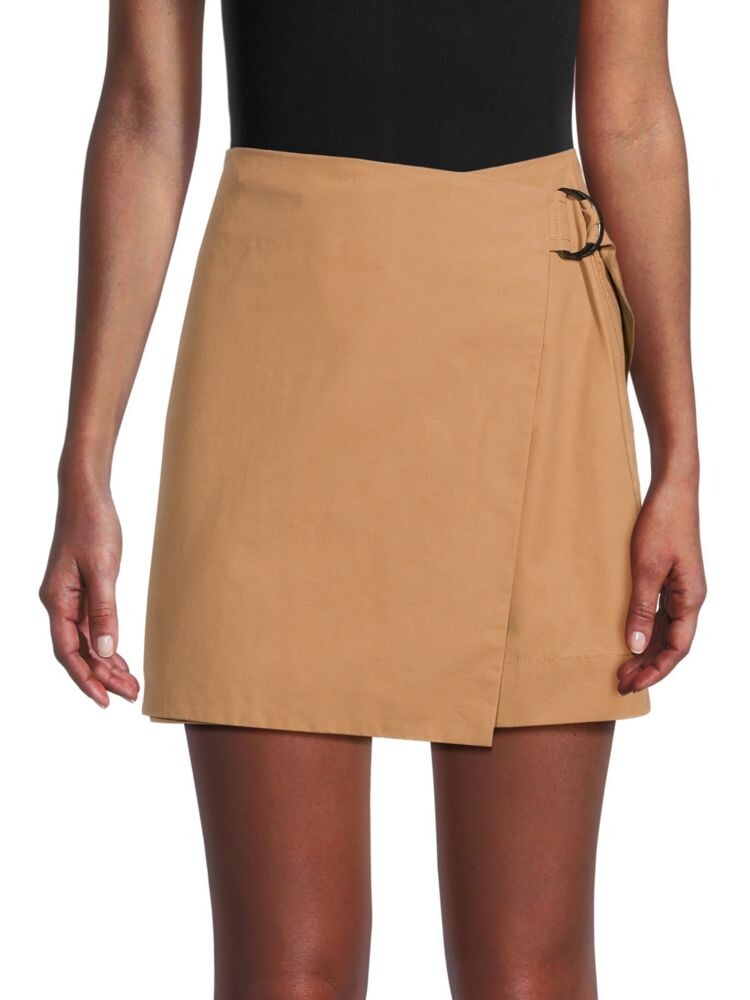 

Юбка с завышенной талией и запахом Calvin Klein, цвет Teak
