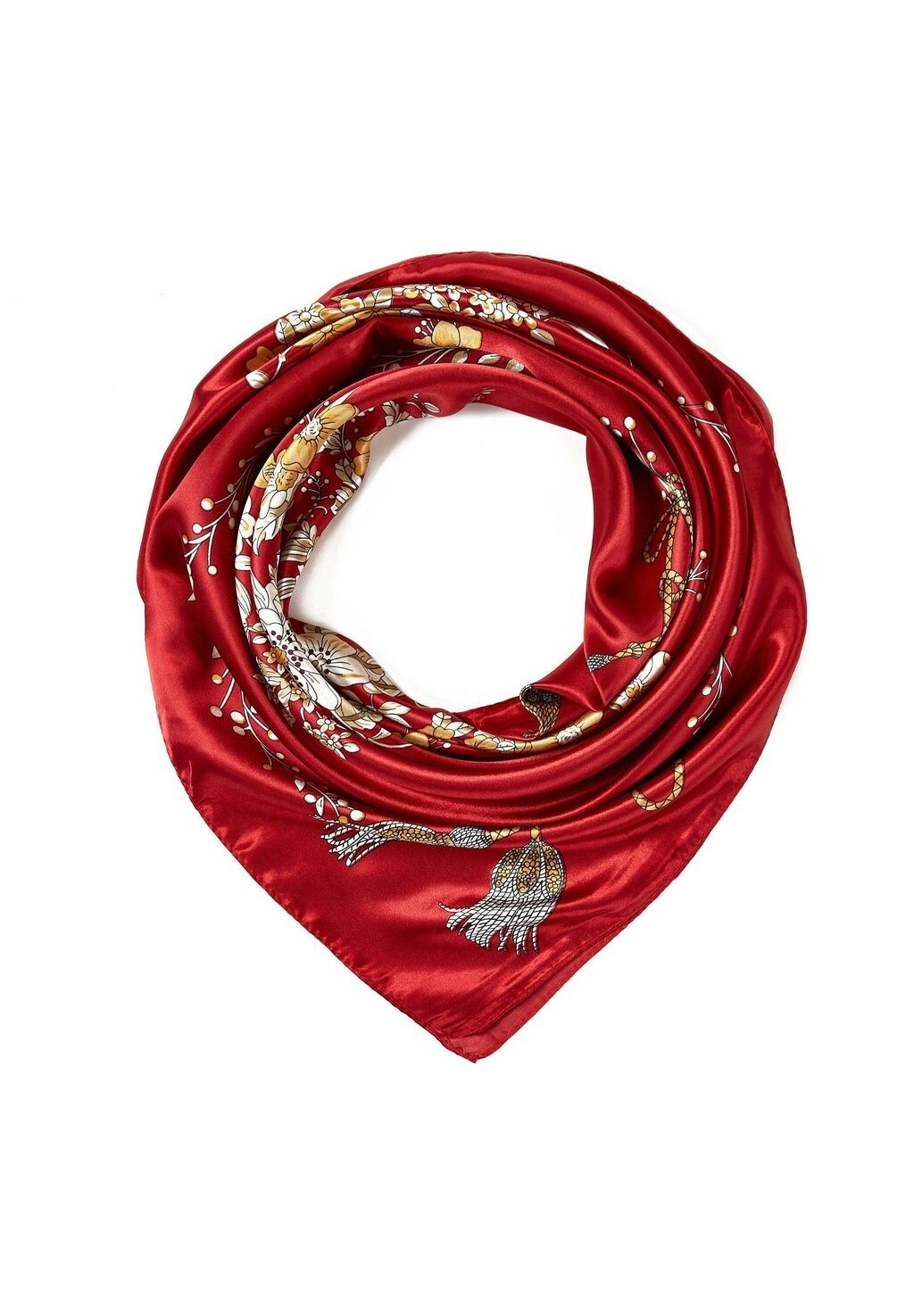 

Шарф CARRÉ TREEFLOW 19V69 Italia, цвет rouge