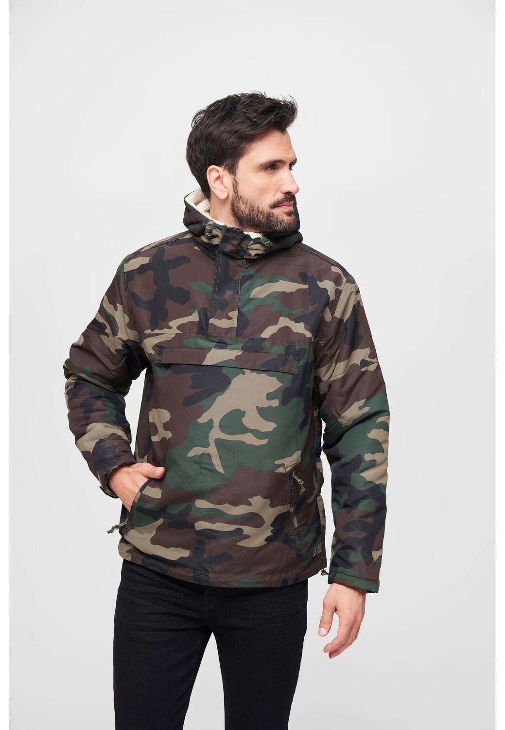 

Куртка Brandit Windbreaker, цвет woodland