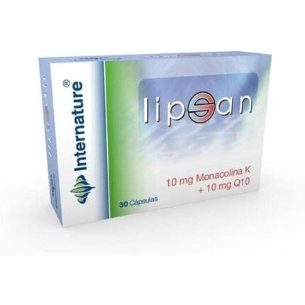

Нутрикосметика Internatur Lipsan Coenzima Q 10 30 капсул 748 мг