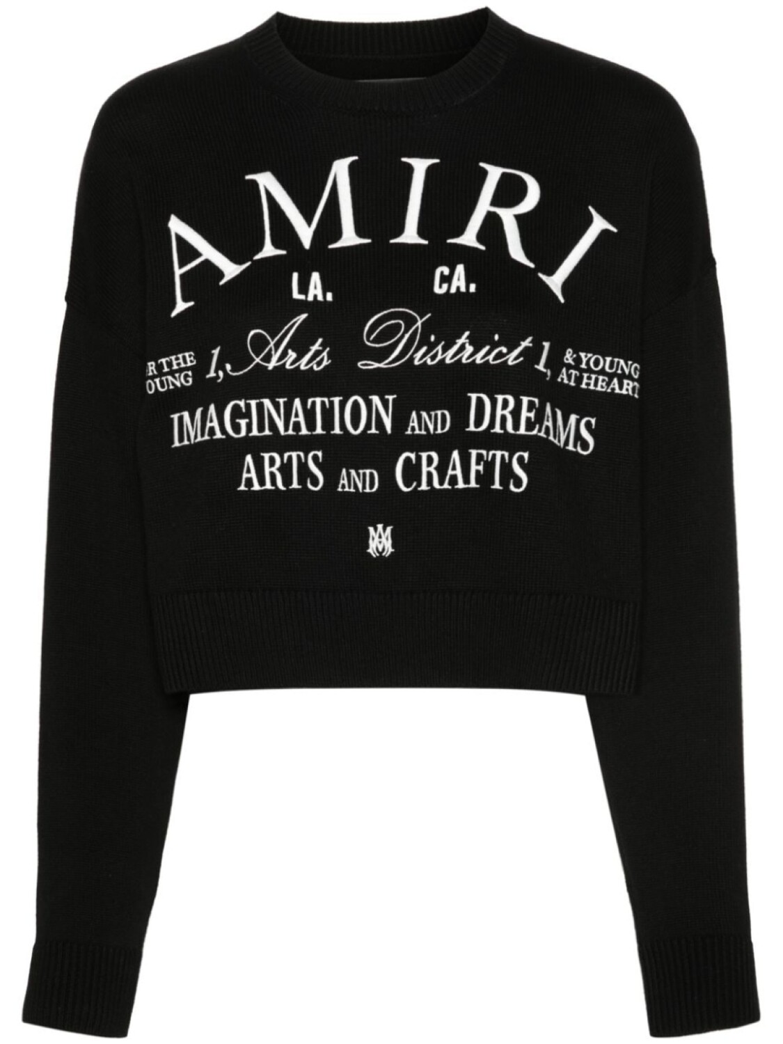 

Джемпер с вышитым логотипом AMIRI, черный