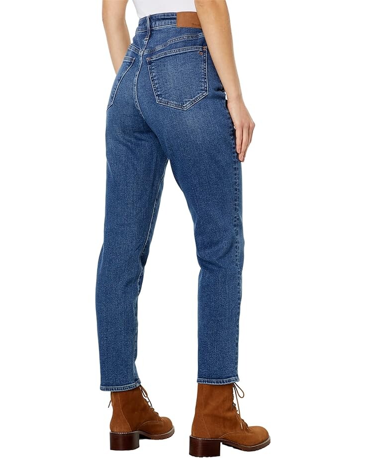 

Джинсы Madewell Curvy Cozy Brushed Perfect Vintage Jeans in Manorford Wash, цвет Manorford Wash