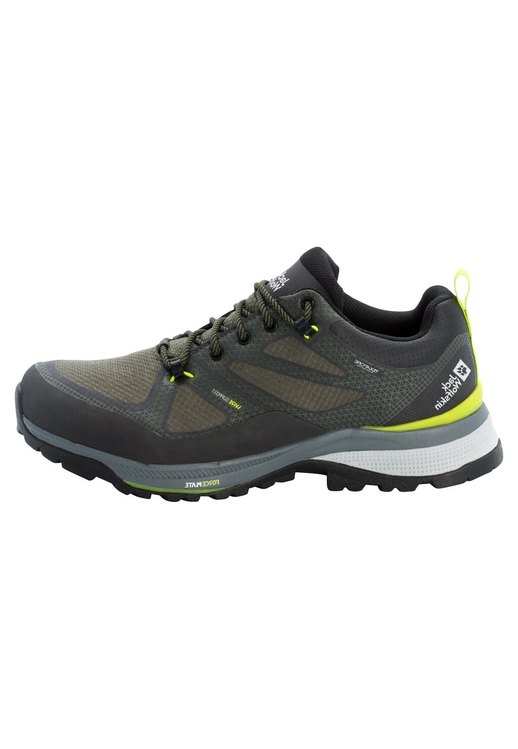 

Кроссовки FORCE STRIKER Jack Wolfskin, цвет lime dark green