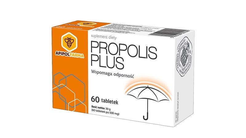 Препарат, укрепляющий иммунитет Propolis Plus, 60 шт цена и фото