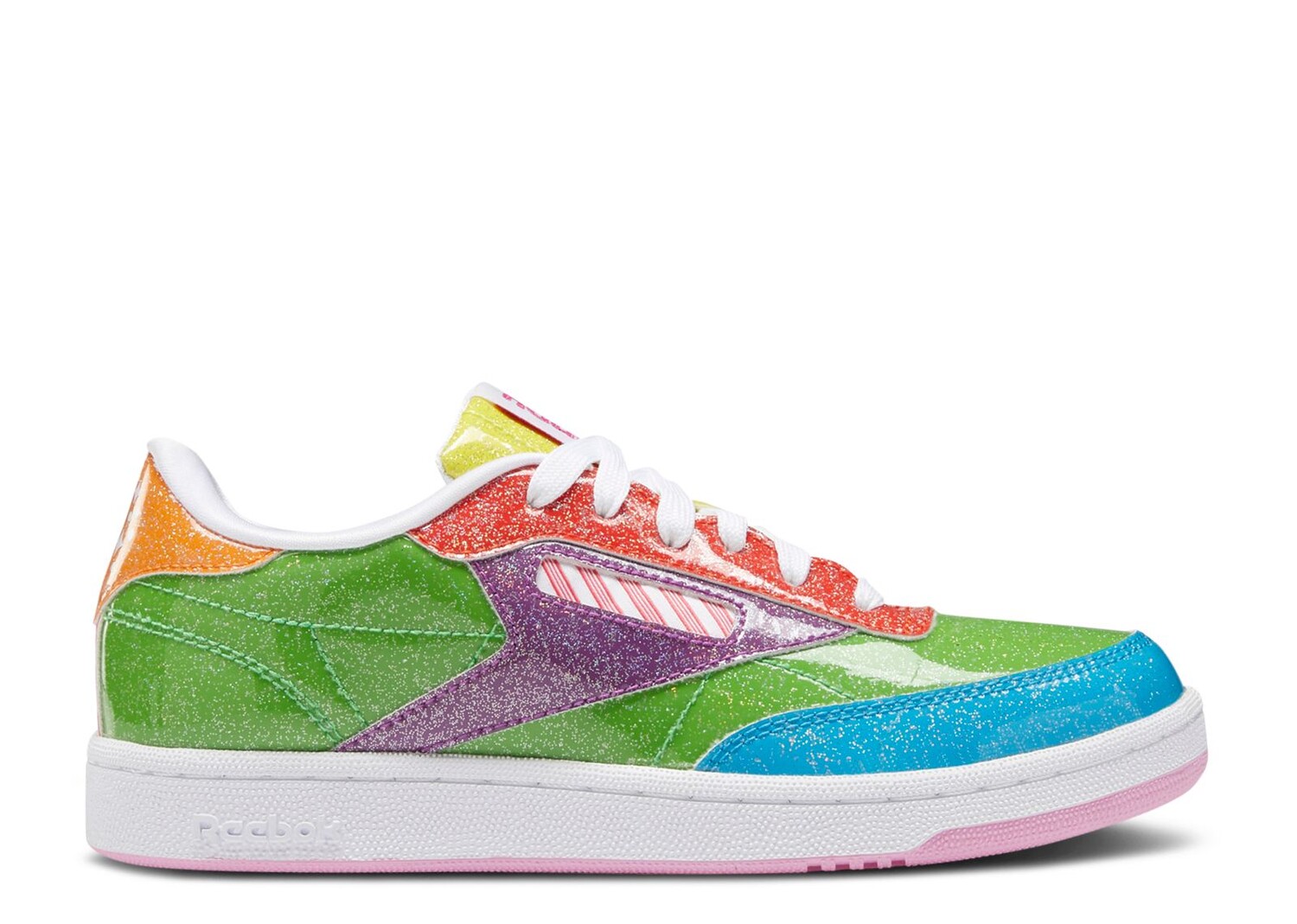 Кроссовки Reebok Hasbro X Club C Big Kid 'Candy Land', разноцветный кроссовки reebok hasbro x classic leather toddler candy land разноцветный