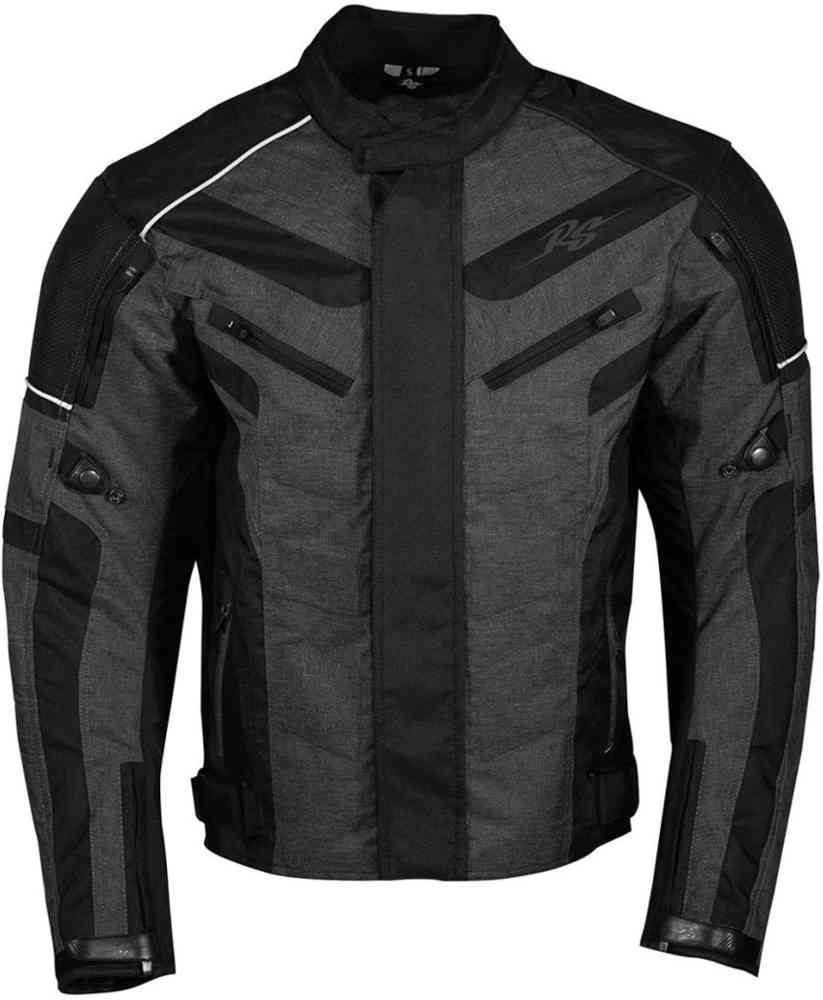 Мотоциклетная текстильная куртка Romeo Rusty Stitches, черный/серый