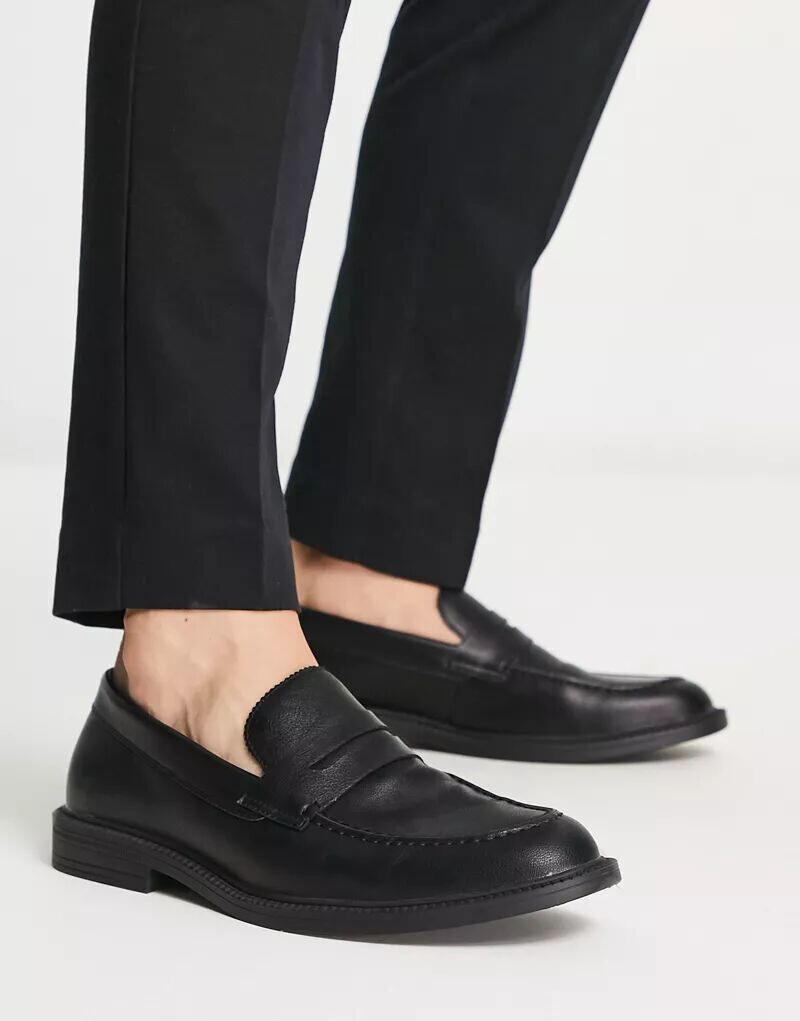 

Туфли – Roberto – лоферы черного цвета на толстой подошве Schuh