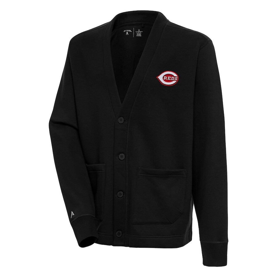 

Кардиган Antigua Cincinnati Reds, черный