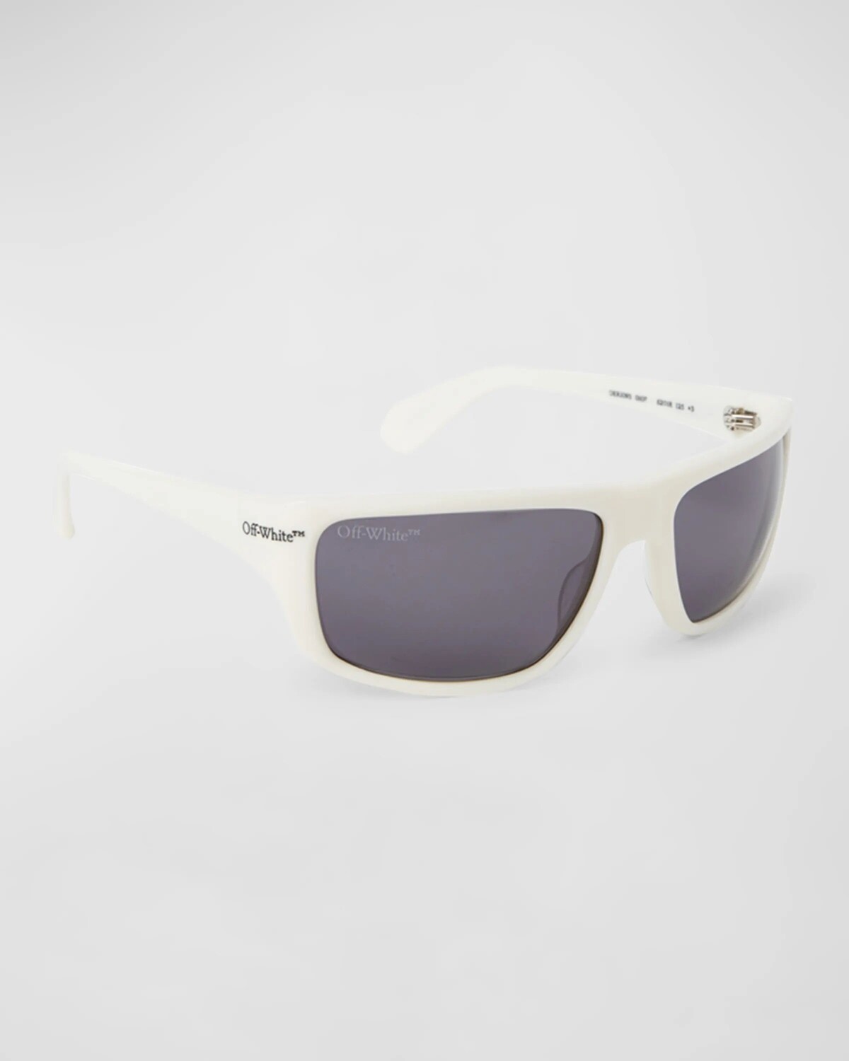 

Мужские солнцезащитные очки Bologna из ацетата с запахом Off-White, цвет White