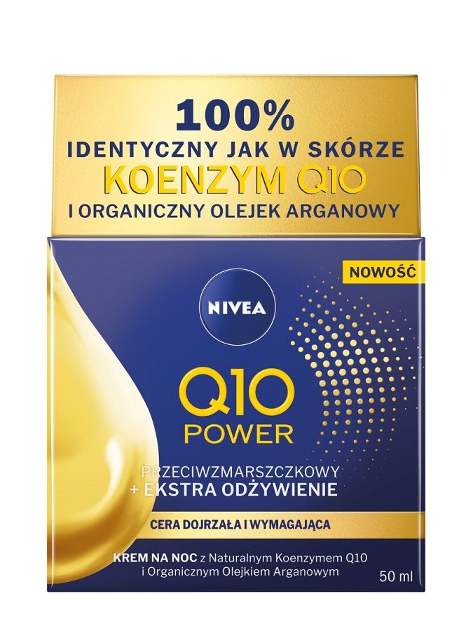 Nivea Q10 Power крем для лица на ночь, 50 ml