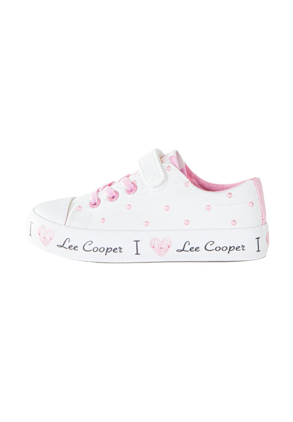 

Кроссовки на шнуровке Lee Cooper, белый