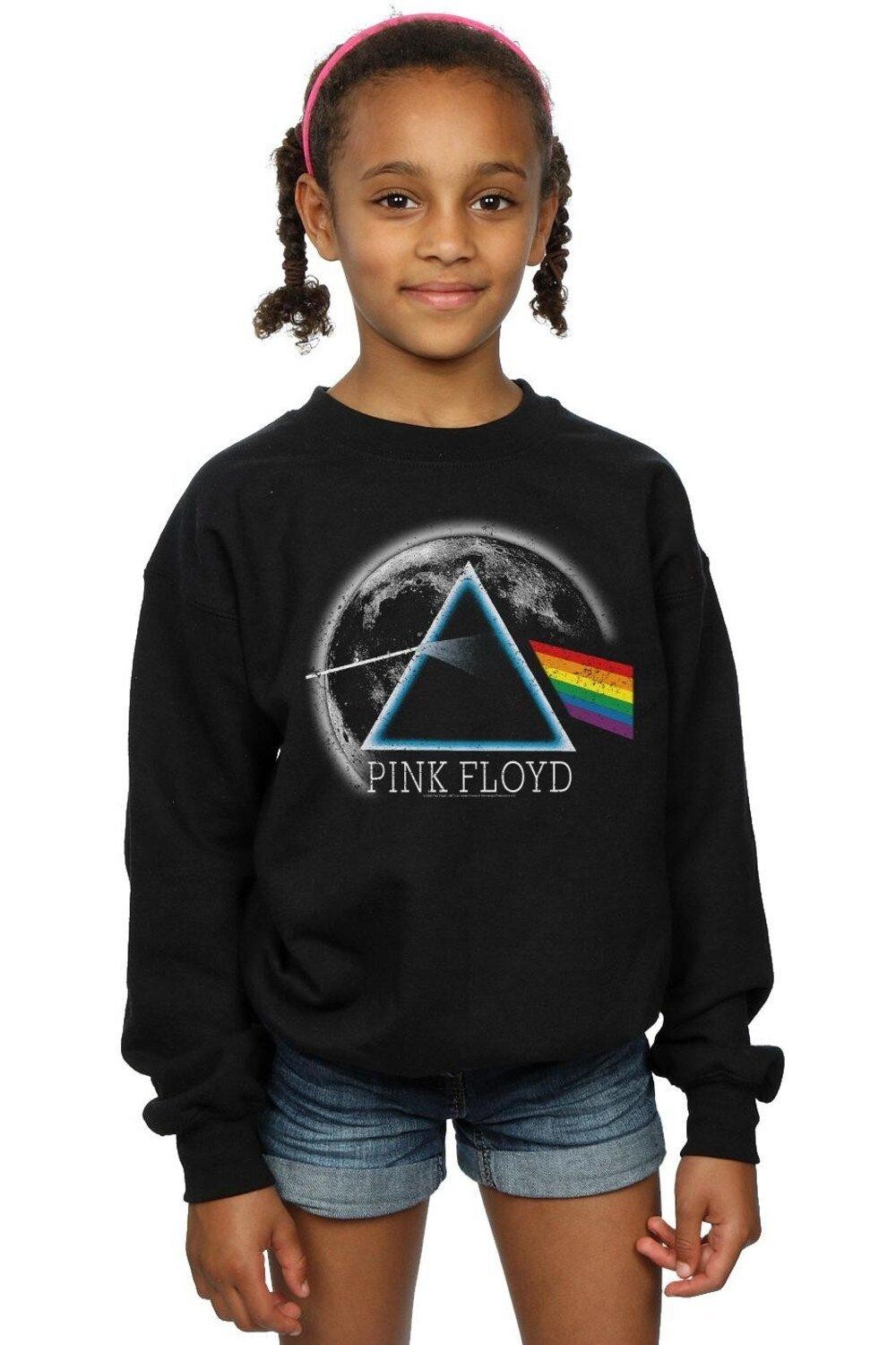 

Толстовка с потертостями Dark Side Of The Moon Pink Floyd, черный